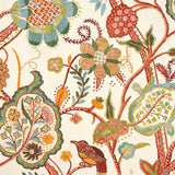 Thibaut Windsor Cream And Red Fabric