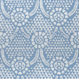 Thibaut Chamomile Blue And White Fabric
