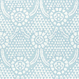 Thibaut Chamomile Spa Blue Fabric