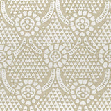 Thibaut Chamomile Beige Fabric