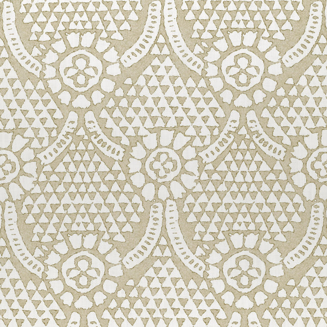 Thibaut Chamomile Beige Fabric