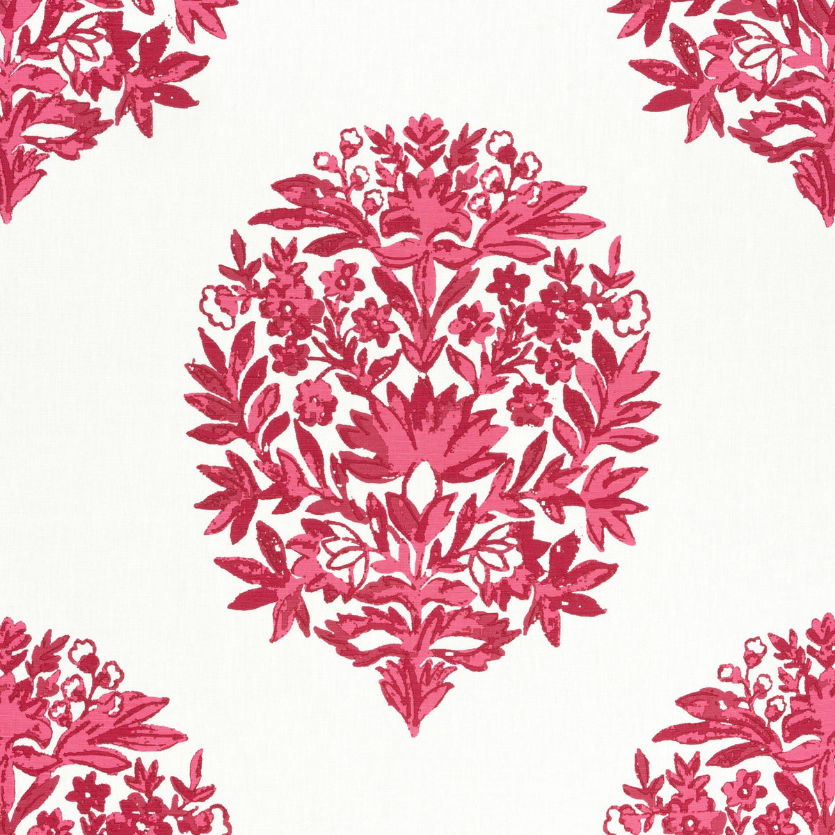 Thibaut Ridgefield Pink Fabric