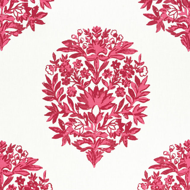 Thibaut Ridgefield Pink Fabric