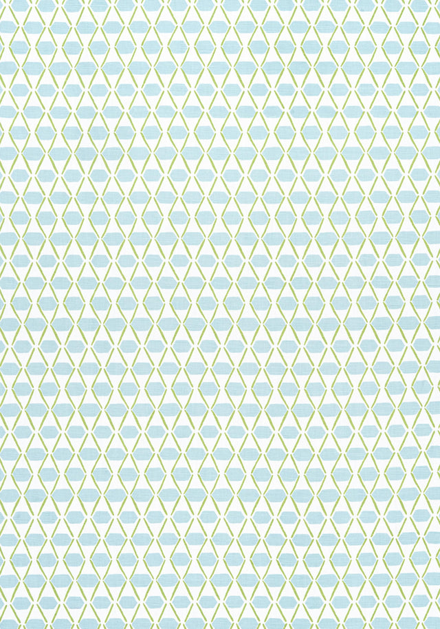 Thibaut DENVER Spa Blue and Green Fabric