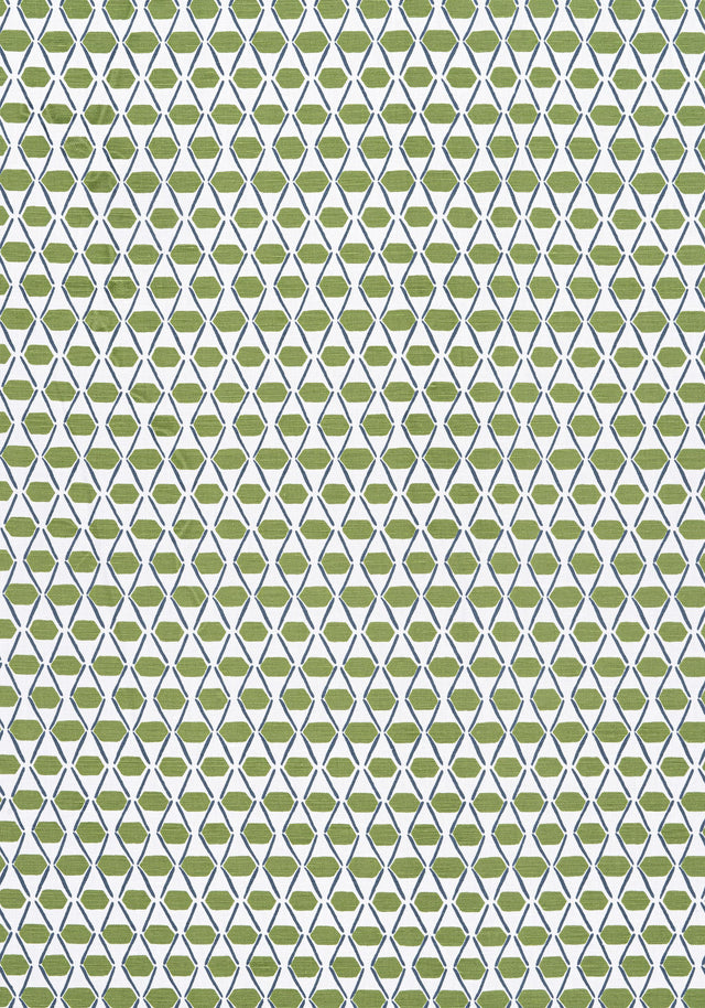Thibaut DENVER Green and Blue Fabric