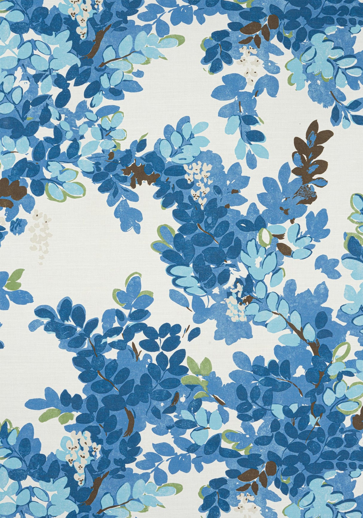 Thibaut CENTRAL PARK Blue and Green Fabric