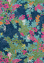 Thibaut CENTRAL PARK Navy and Pink Fabric