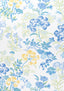 Thibaut SPRING GARDEN Blue and White Fabric