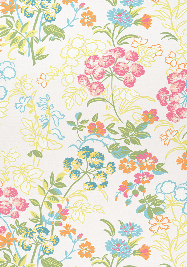 Thibaut SPRING GARDEN Cream Fabric