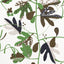 Thibaut Matisse Leaf Black And Green Fabric