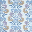 Thibaut Tybee Tree Lavender And Blue Fabric