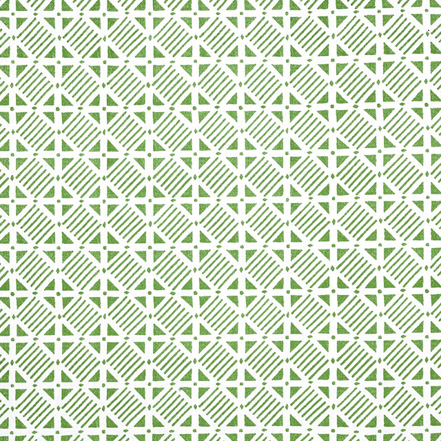 Thibaut Plaza Green Fabric