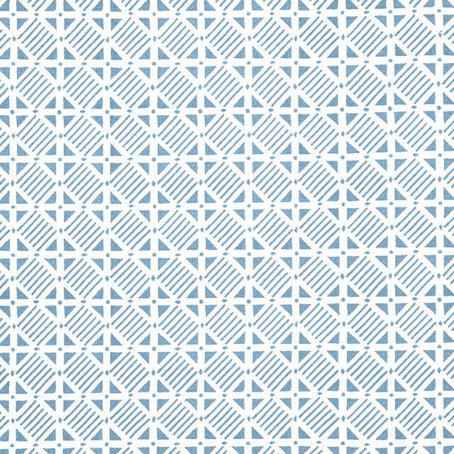 Thibaut Plaza French Blue Fabric