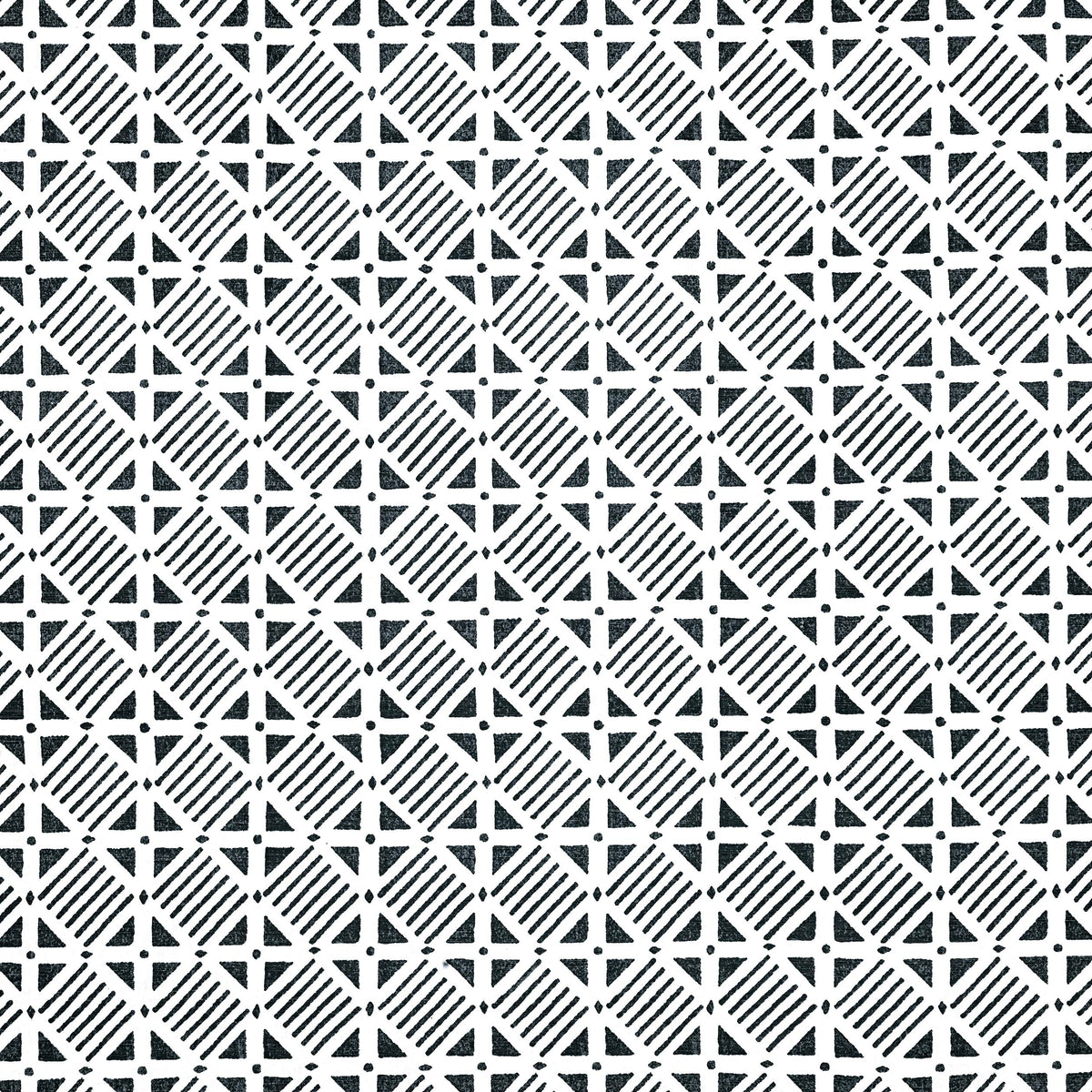 Thibaut Plaza Black Fabric