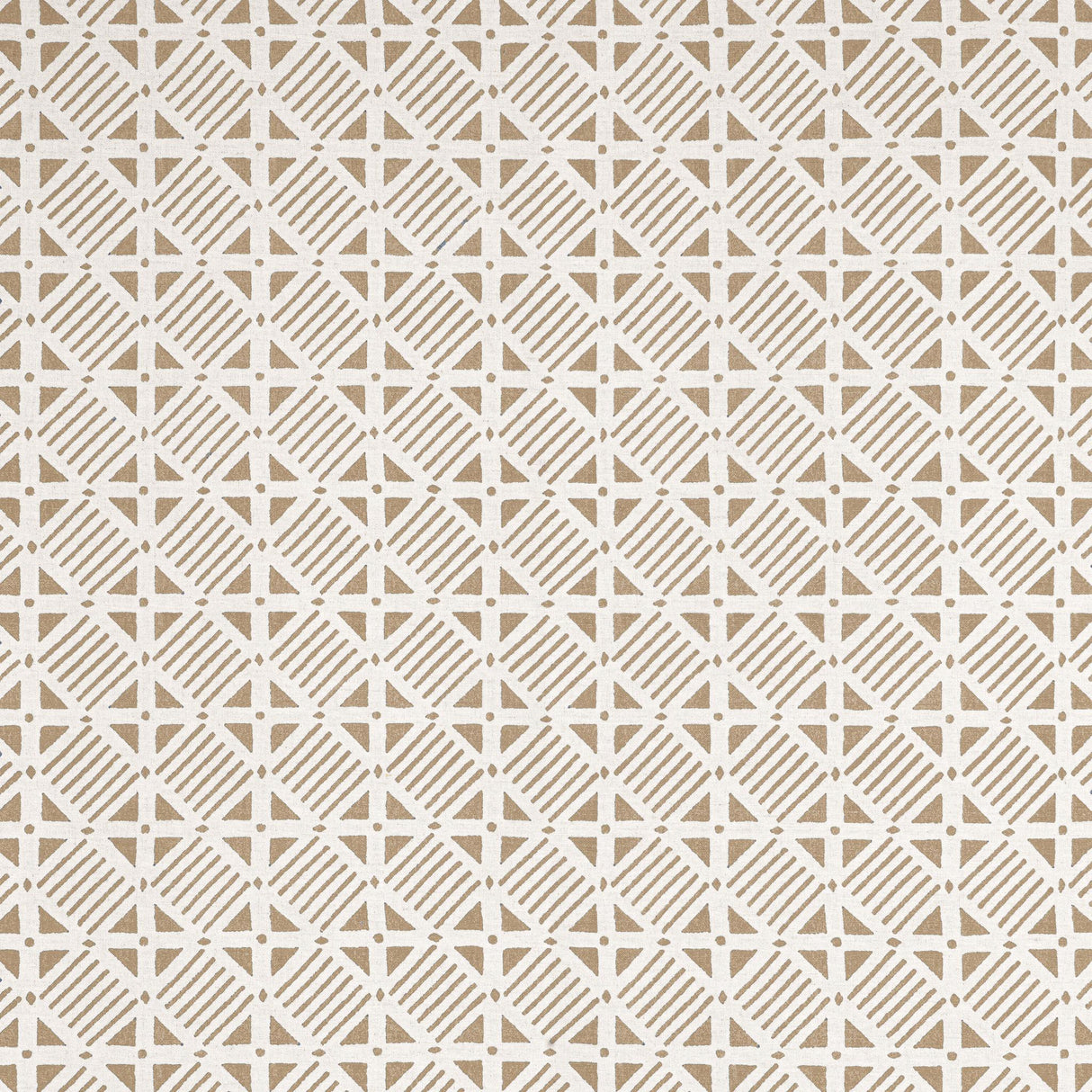 Thibaut PLAZA Camel on Natural Fabric