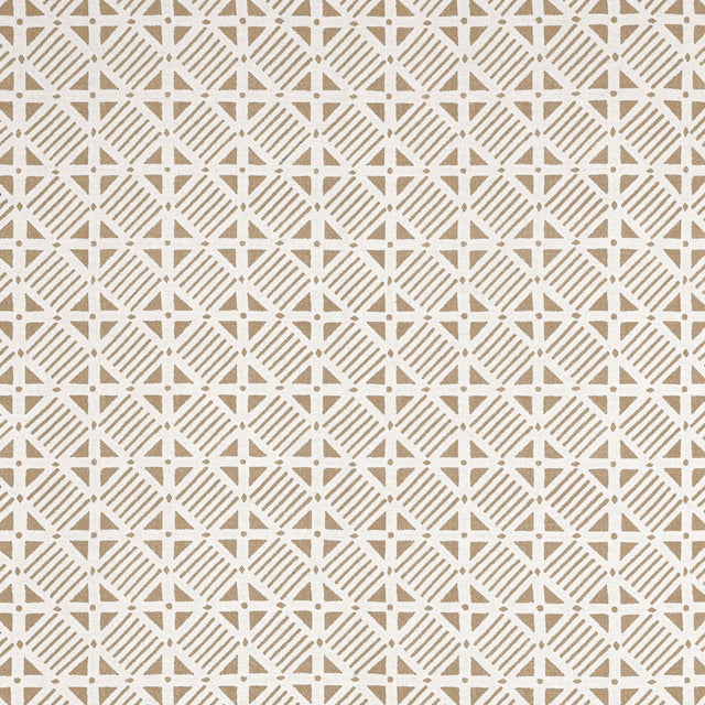Thibaut Plaza Camel On Natural Fabric