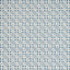 Thibaut PLAZA Blue on Natural Fabric