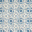 Thibaut Plaza Blue On Natural Fabric