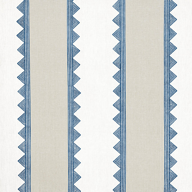 Thibaut KISMET STRIPE Navy Fabric