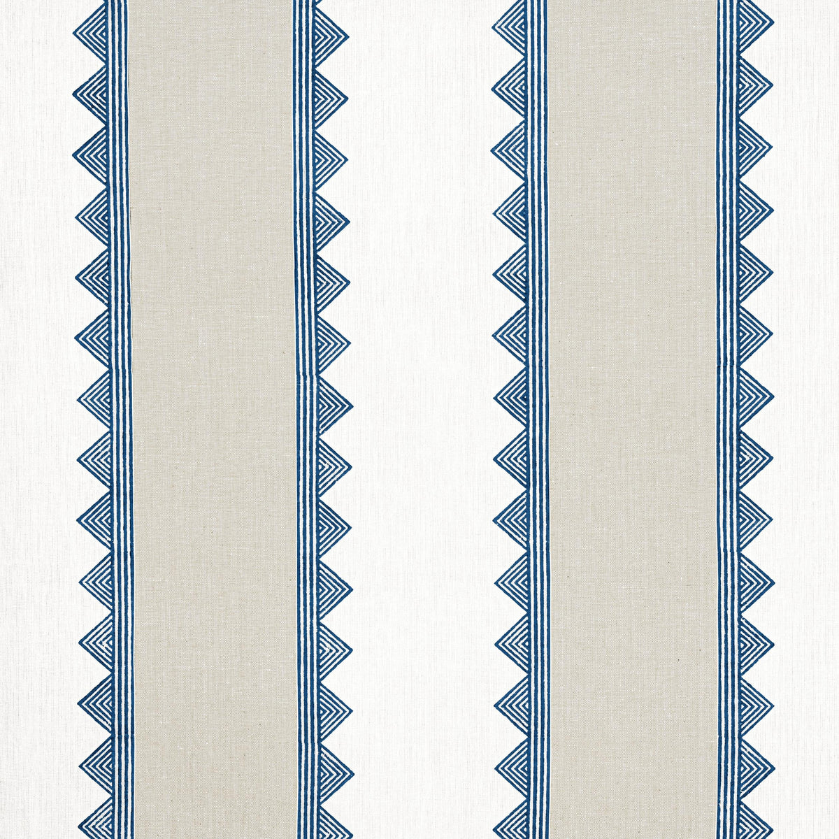 Thibaut Kismet Stripe Navy Fabric