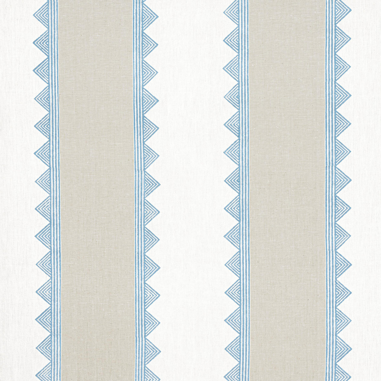 Thibaut Kismet Stripe French Blue Fabric