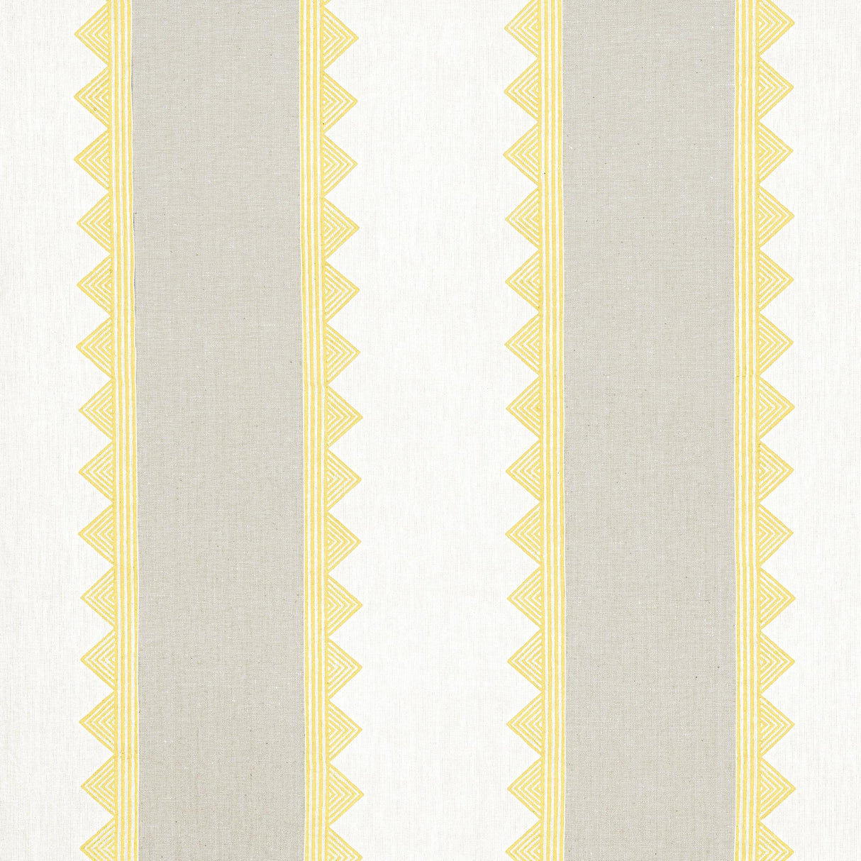 Thibaut KISMET STRIPE Yellow Fabric