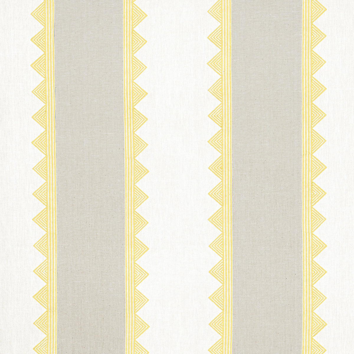 Thibaut Kismet Stripe Yellow Fabric