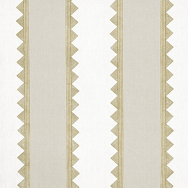 Thibaut Kismet Stripe Camel Fabric