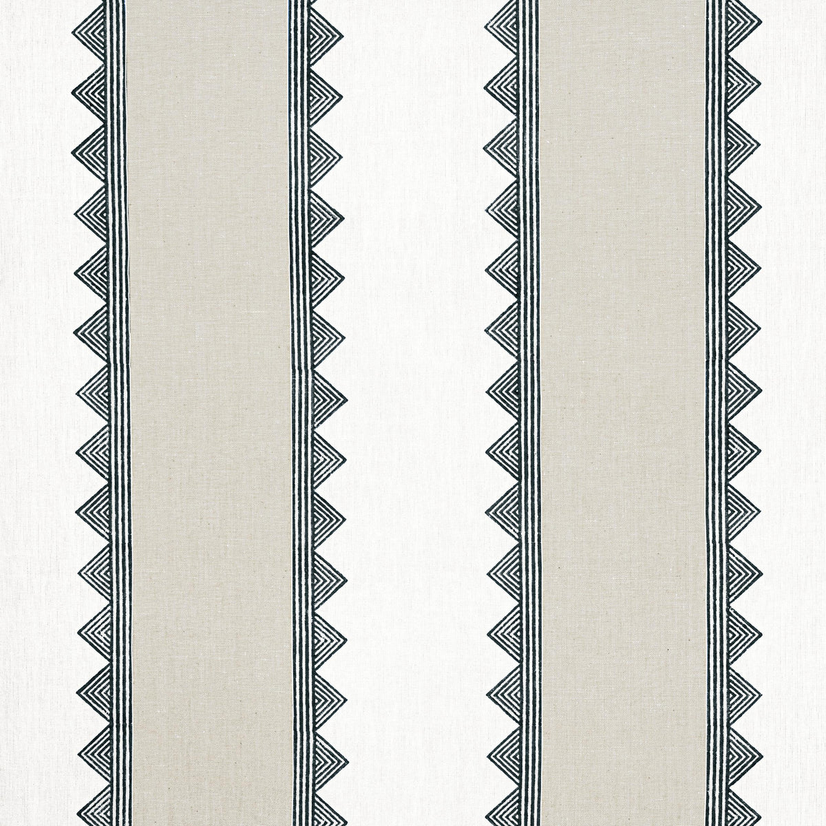 Thibaut Kismet Stripe Black Fabric