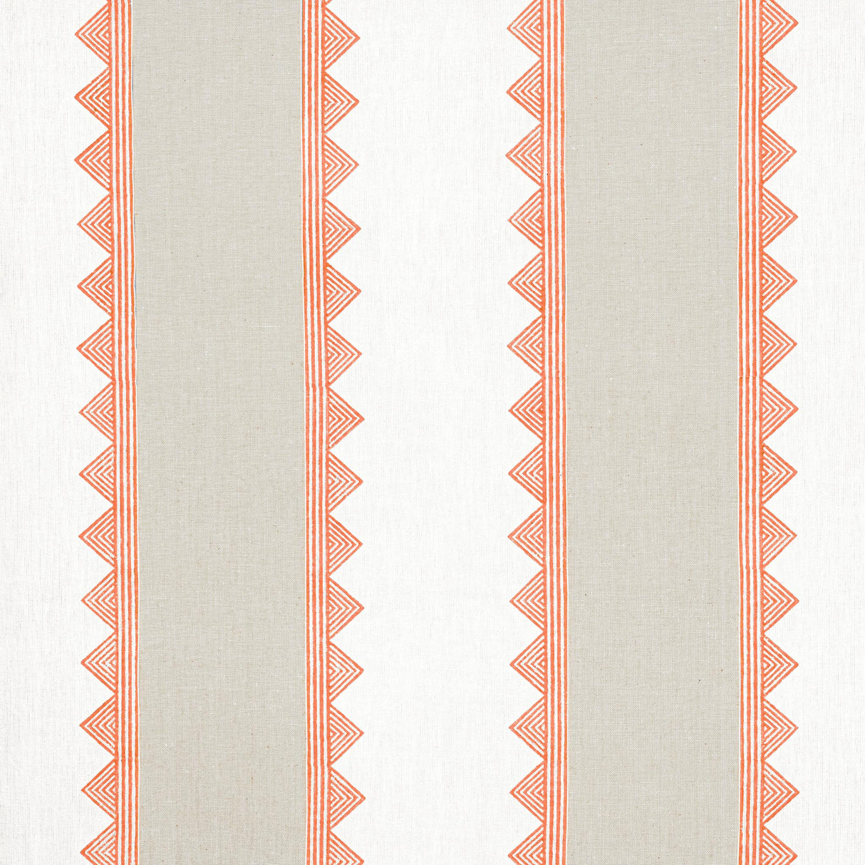 Thibaut KISMET STRIPE Coral Fabric