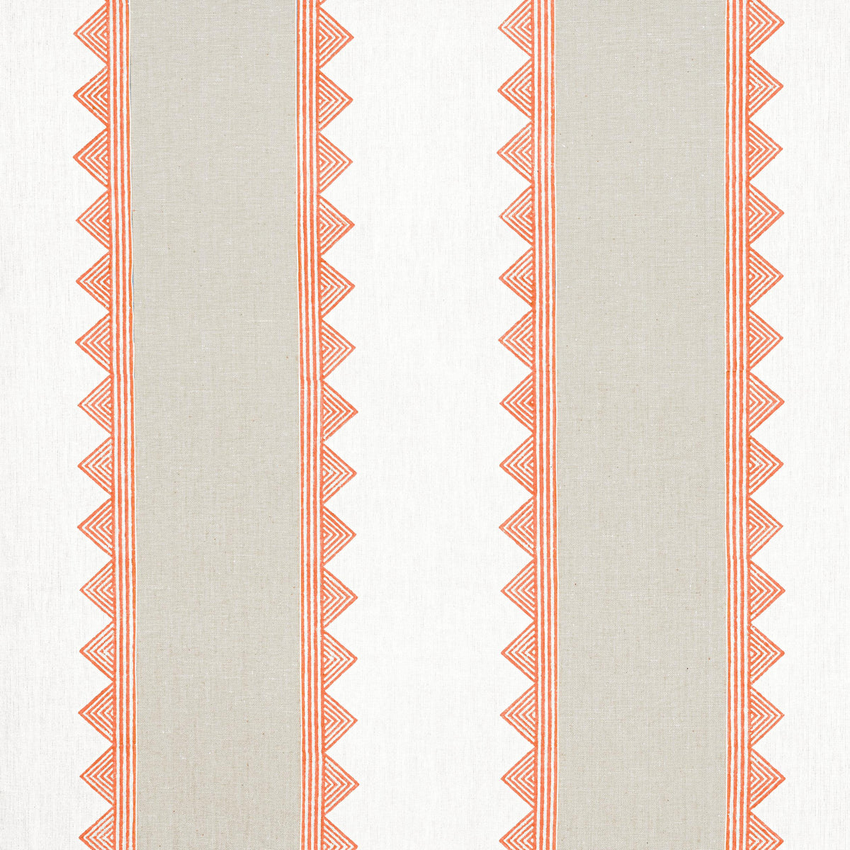 Thibaut Kismet Stripe Coral Fabric