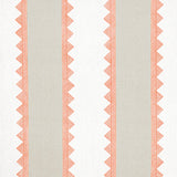 Thibaut Kismet Stripe Coral Fabric
