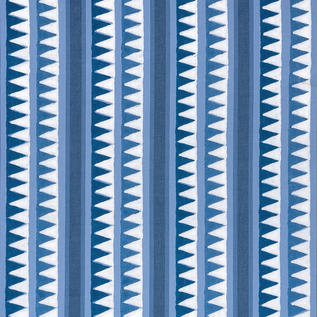 Thibaut Lomita Stripe Blue Fabric