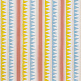 Thibaut LOMITA STRIPE Coral and Yellow Fabric
