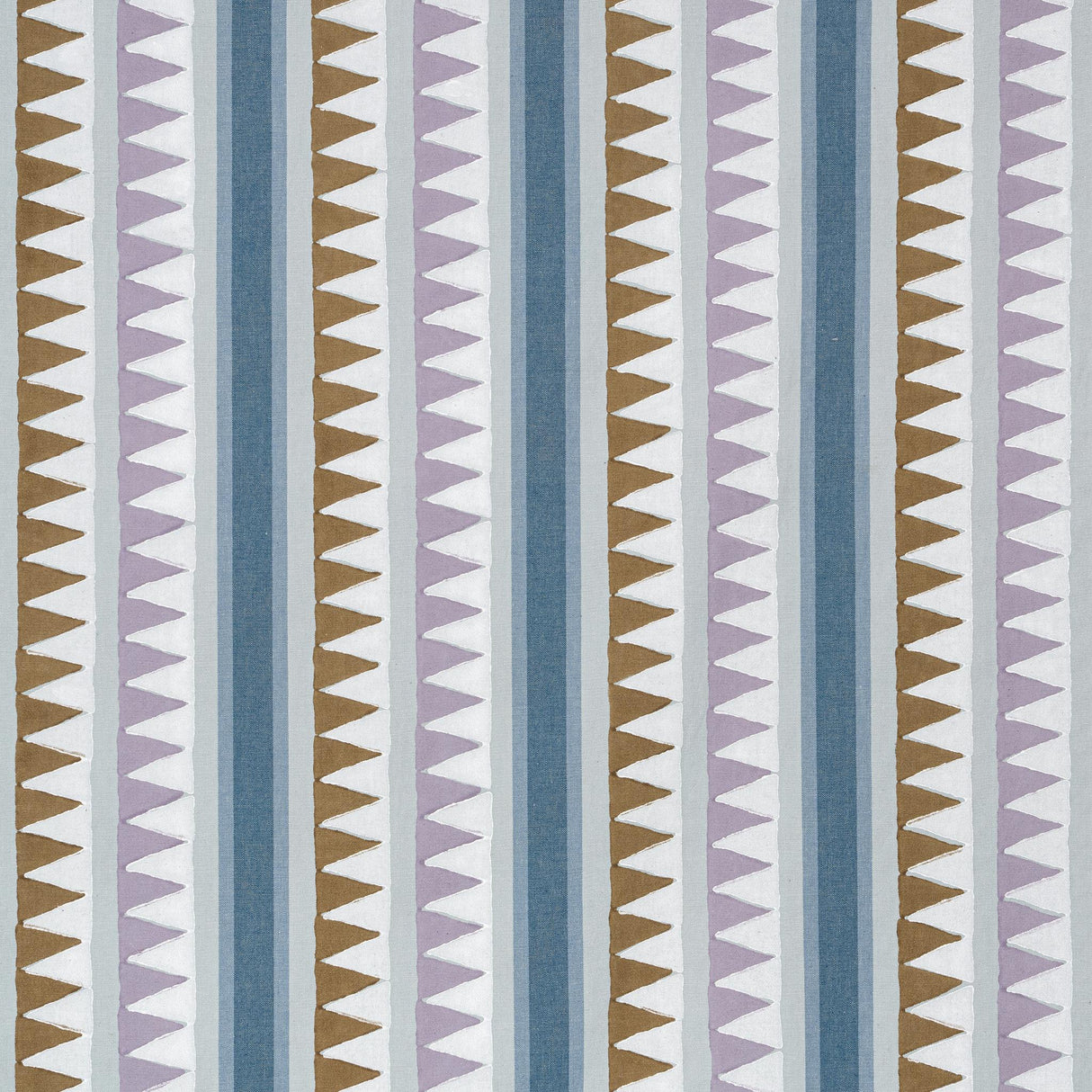 Thibaut LOMITA STRIPE Lavender and Blue Fabric