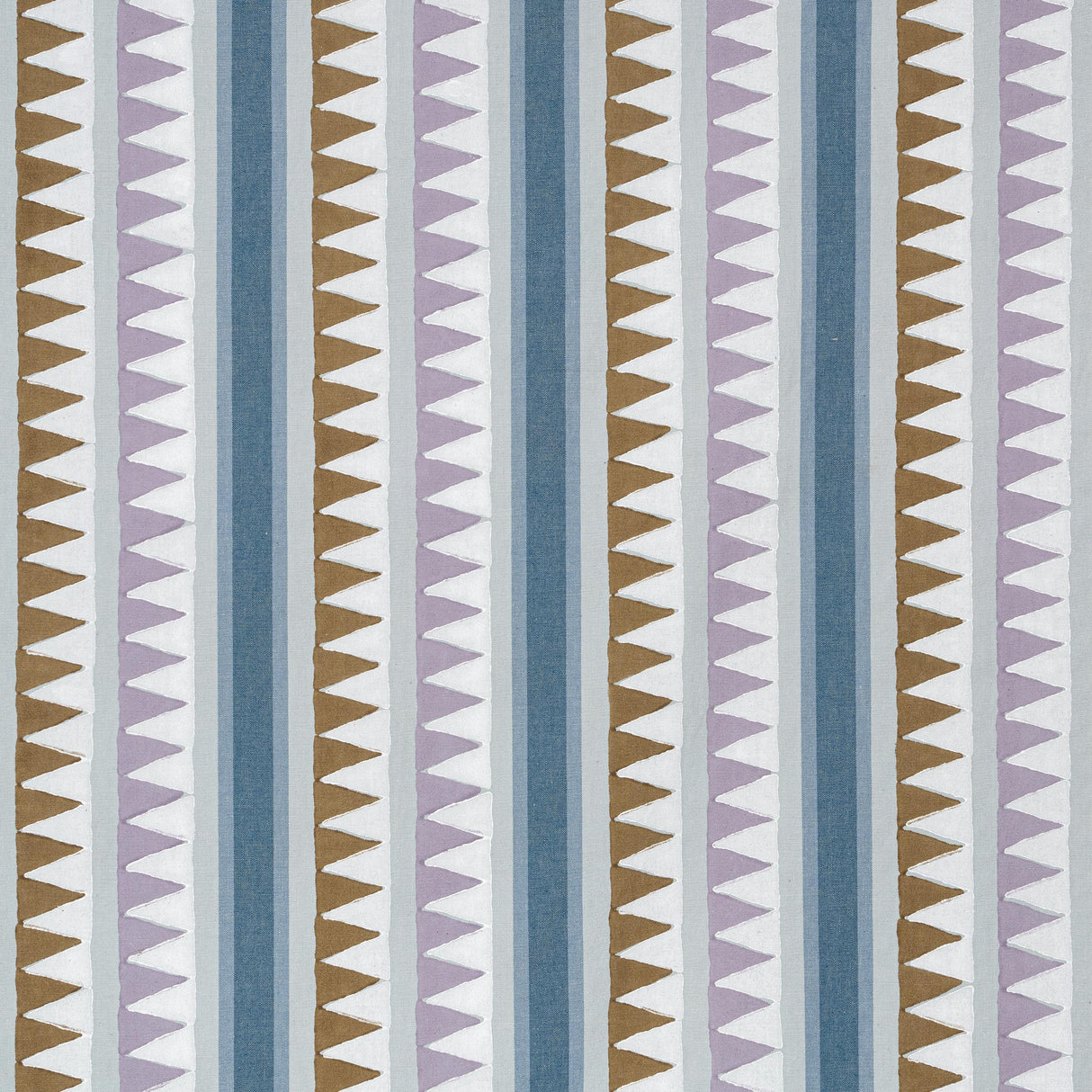 Thibaut Lomita Stripe Lavender And Blue Fabric