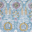 Thibaut MENDOZA SUZANI French Blue and Lavender Fabric