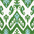 Thibaut Indies Ikat Green Fabric