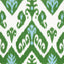 Thibaut Indies Ikat Green Fabric