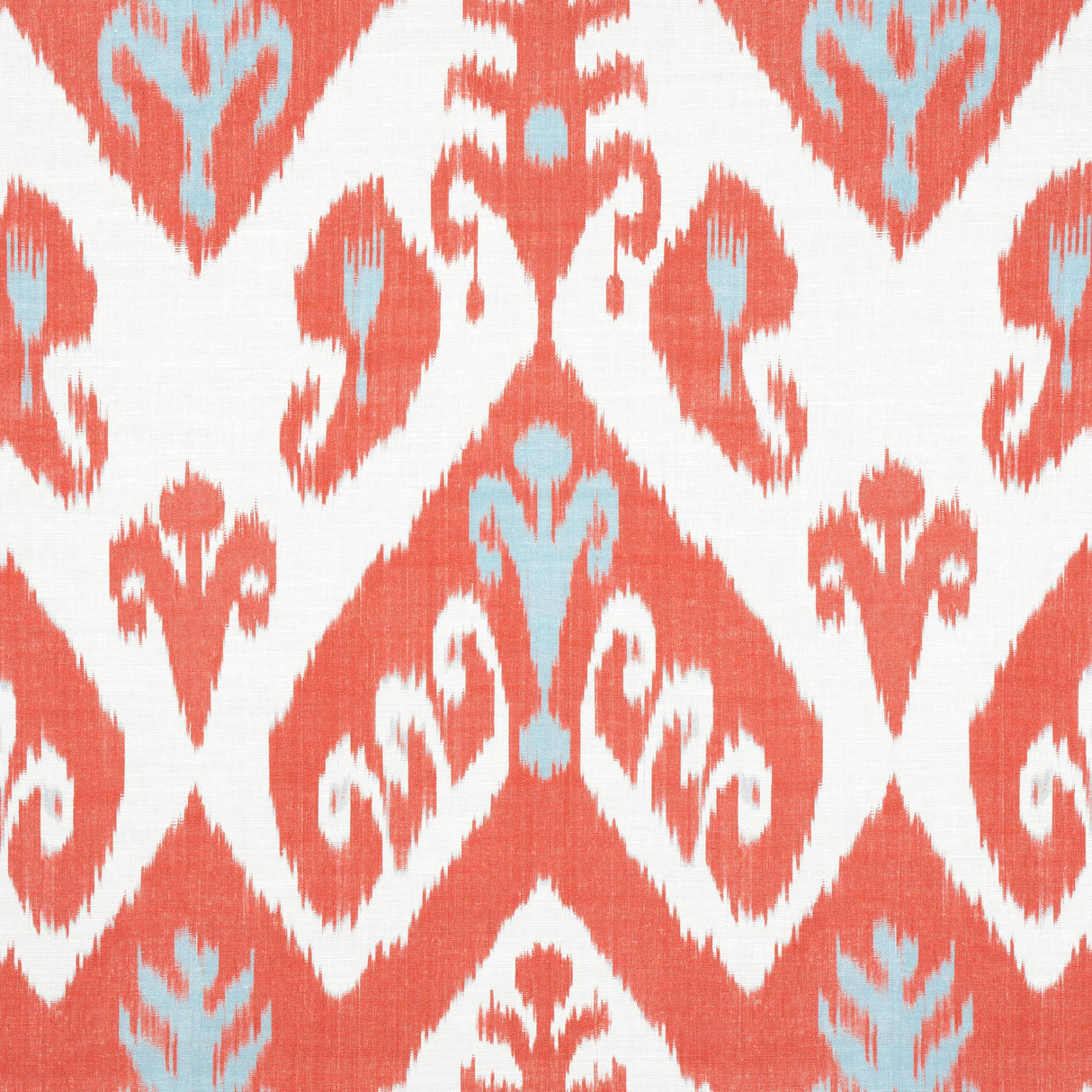 Thibaut INDIES IKAT Coral Fabric