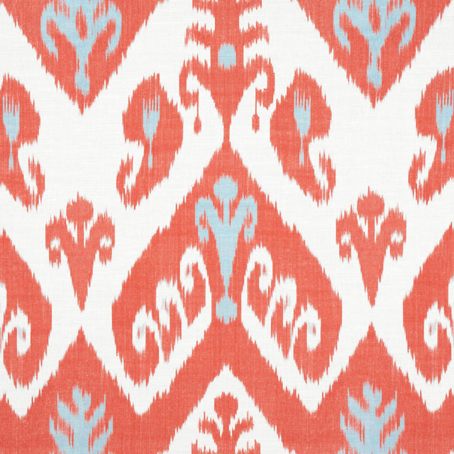 Thibaut INDIES IKAT Coral Fabric