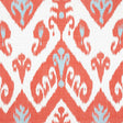 Thibaut Indies Ikat Coral Fabric