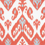 Thibaut Indies Ikat Coral Fabric