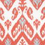 Thibaut Indies Ikat Coral Fabric