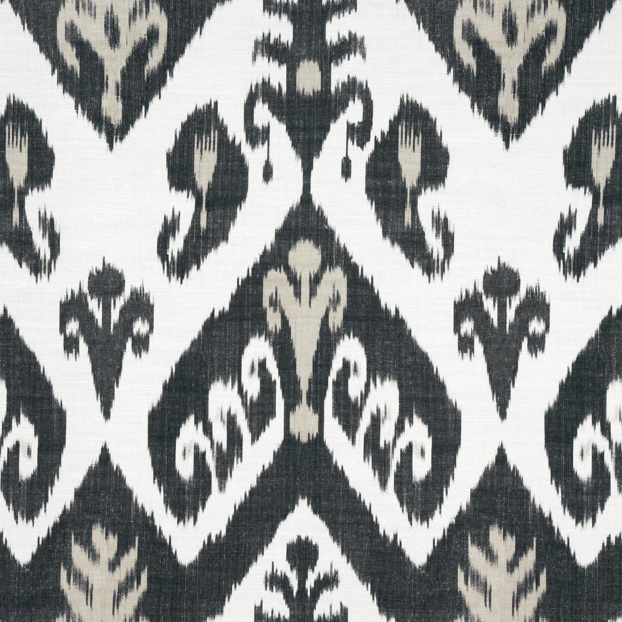 Thibaut INDIES IKAT Black Fabric