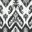 Thibaut Indies Ikat Black Fabric