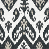 Thibaut Indies Ikat Black Fabric