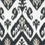 Thibaut Indies Ikat Black Fabric