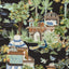 Thibaut Mystic Garden Black Fabric