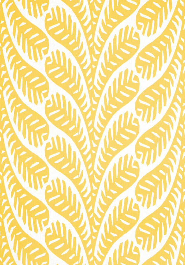 Thibaut GINGER Yellow Fabric